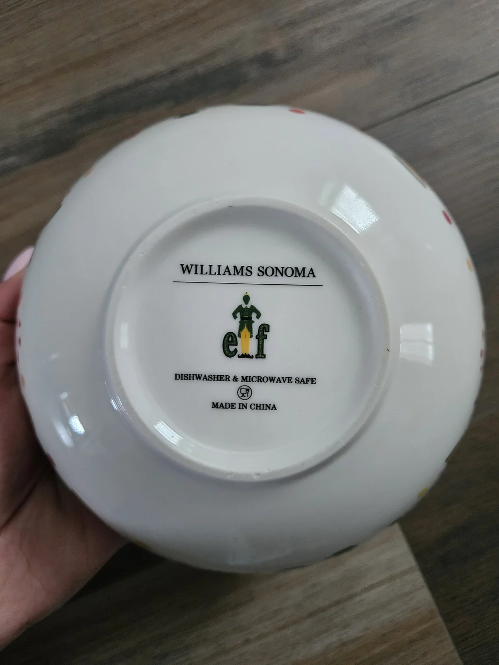 Williams Sonoma Elf Cereal Bowls Set of 4 - Holiday Characters